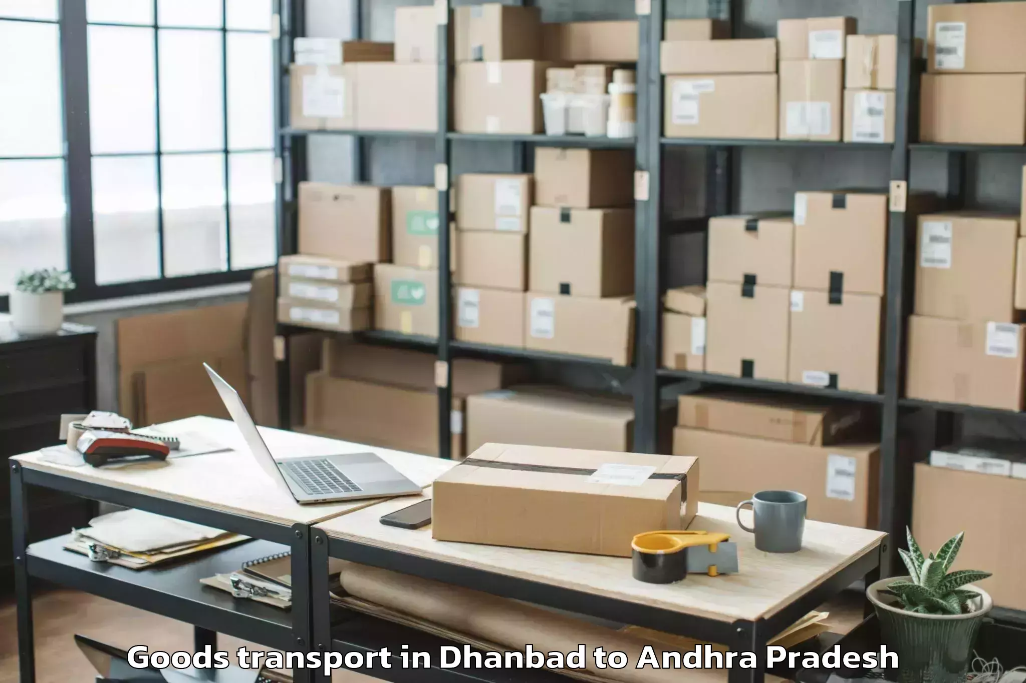 Quality Dhanbad to Gandepalle Goods Transport